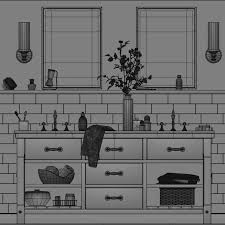 Pottery barn's benchwright double sink console — obviously this is perfect, but it's super pricey. Pottery Barn Double Sink Vanities 3d Model Download 3d Model Pottery Barn Double Sink Vanities 103998 3dbaza Com