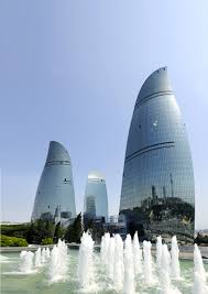 Baku is the capital and largest city of azerbaijan, as well as the largest city on the caspian sea and of the caucasus region. Baku Flame Towers Hok
