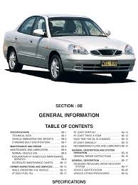 Savesave 2000 daewoo leganza audio system wiring diagram for later. Nx 0682 Repair Diagrams For 2002 Daewoo Lanos Engine Transmission Lighting Download Diagram