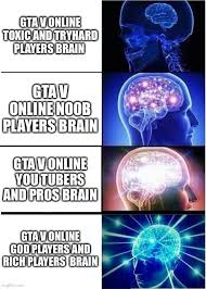 Gta 5 online_tryhard запись закреплена. Expanding Brain Meme Imgflip