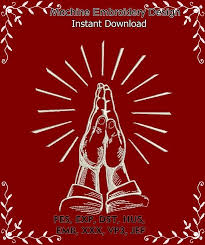 Download Praying Hands With Lines Christian Embroidery Design Etsy Christian Embroidery Embroidery Designs Embroidery Design Download SVG Cut Files