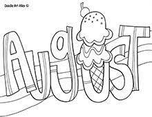 As we all know that there are 12 months in the year and finding coloring pages for all the months (january, february, march, april, may, june, july, august, september, october, november, december) are one place is very difficult.so we have made a complete collection of coloring pages for the months of year for free printable. August Coloring Page Summer Coloring Pages Coloring Pages Coloring Books
