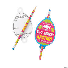Posted by susanbluerobot at 5:29 am. Easter Pencils With Egg Shaped Card 24 Pc Oriental Trading