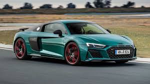 Audi r8 coupeen millintarkasti leikatut tummennuskalvot. Audi R8 Green Hell Grunes Sammlerstuck