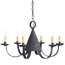 Pennycress Punched Tin Chandelier Piper Classics