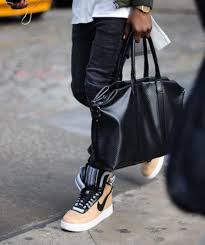 Black Air Forces Outfits Men How To Wear Nike Air Force Outfit Street Styles 23 Ideas Sport Chic Style Sport Chic Mens Fashion