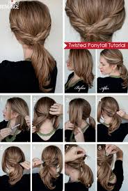 Be sure and use sharp. Twisted Ponytail Tutorial Hair Romance