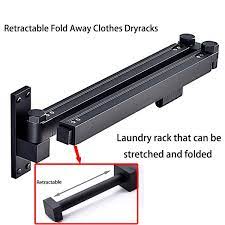 Tangkula wall mounted laundry drying rack, stainless steel 8 rods collapsible drying rack, home folding drying rack, expandable wall mount laundry clothes drying rack, 34x24.5x8.5, 60lb capacity 4.6 out of 5 stars 108 Amazon Com Bakala Wall Mounted Space Saver Clothes Drying Rack Retractable Wall Mounted Clothes Drying Rack Clothes Drying Racks Folding Clothes Drying Rack