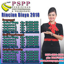 Namun, jika ternyata pengajuan keringanan. Rincian Biaya Pspp Penerbangan 2018 2019 Pramugari Indonesia