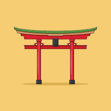 Torii Gate Vector Icon Illustration. Japanese Culture Vector. Flat Cartoon  Style Suitable for Web Landing Page, Banner, Flyer, Sticker, Wallpaper,  Background 15645386 Vector Art at Vecteezy