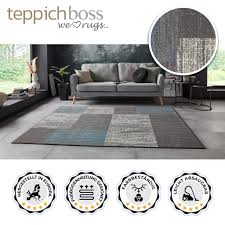 Falls doch, dann schieb beides! Teppich Boss Design Kurzflor Teppich Block Kaufland De