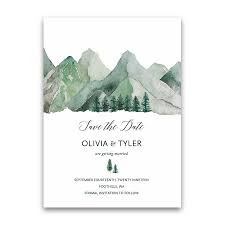 Mountain Wedding Invitation Card Style Save The Date Template Mountain Wedding Invitations Rsvp Wedding Cards Wedding Invitation Cards