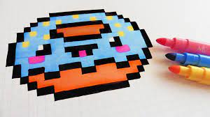 Il suffit de colorier les cases en suivant le modèle. Epingle Par Goncalo Cardoso Sur æ‹¼è±† Coloriage Pixel Dessin Pixel Coloriage Pixel Art