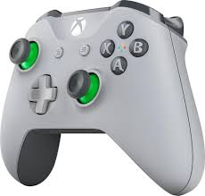 Microsoft Wireless Controller For Xbox One Xbox Series X And Xbox Series S Gray And Green Wl3 00060 Best Buy In 2020 Xbox Wireless Controller Wireless Controller Xbox One Controller