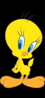 Tap image for more iphone 6 plus pikachu wallpapers! Tweety Bird On Black Background 946x2048 Wallpaper Teahub Io