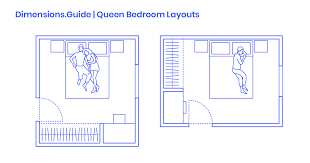 Check out this guide that lays out all the u.s. Queen Bedroom Layouts Dimensions Drawings Dimensions Com