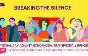 Join us to celebrate idahobit, (international day against homophobia, biphobia, interphobia & transphobia) where we will demonstrate that we stand with the lgbtqia+ community, with a visual. 2020 Theme Elected Breaking The Silence May17 Org