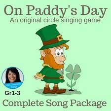 St Patrick S Day Song Activity Singing Game Mp3s Pdf Smart Video Singing Games St Patricks Day Songs Irish Songs