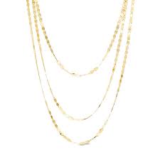 It was first released on february 1, 2019. Adjustable Triple Strand 040 Gauge Valentino Chain Necklace In 14k Gold 20 Zales Outlet