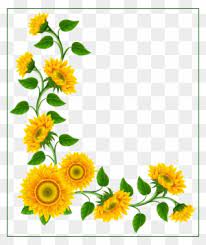 Free Free 107 Clipart Transparent Sunflower Border Png SVG PNG EPS DXF File