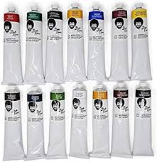 Amazon Com Bob Ross Landscape Oil Full Set Of 14 Paints 200ml Tubes In 2020 Bob Ross Paint Set Bob Ross Paint Set