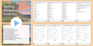 Listen to audio then write sentences using correct spelling and mechanics of writing. Year 2 Term 1a Spelling Dictation Sentences Activity Pack