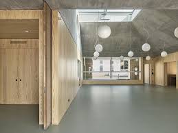 Estrada Reichen Malte K Combine Kindergarten With An Underground Car Park In Switzerland In 2020 Skylight Covering Roof Architecture Architectural Inspiration
