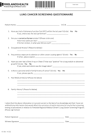 Image result for Lung Function Questionnaire