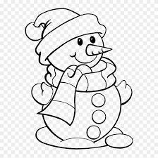 Free printable frosty the snowman coloring pages. Cute Snowman Coloring Pages 2 By Christy Snowman Coloring Pages Clipart 926793 Pikpng