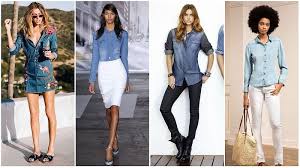 How To Wear A Denim Shirt: Style Your Shirt According To An Expert | Woman  & Home