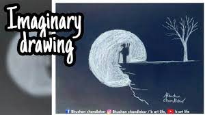 White pencil drawing at paintingvalley com explore collection of. Imaginary Drawing White Pencil On Black Paper Drawing Tutorial Bhushanchandlekar Youtube