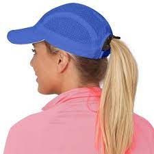 Cool Blue Running Cap Light Weight And Breathable For Running Walking And Hiking Running Cap Running Hats Sweaty Workout