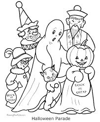 Friendly ghosts with skeletons and grave stones. Free Printable Ghost Coloring Pages For Kids