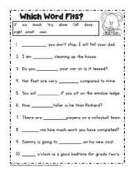 Our printable reading worksheets cover a variety of reading topics including early letter recognition, sight words, fluency, and comprehension. Third Grade Reading Worksheets