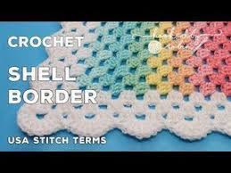 4 Crochet Border For Granny Blankets Shell Scalloped Edge Easy Youtube Crochet Blanket Edging Crochet Edging Patterns Crochet Granny Square Blanket