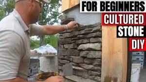 Also known as engineered stone, leading companies such as caesarstone, quantum quartz and skilled with a variety of materials for stone overlay benchtops. How To Install Cultured Stone Veneer For Beginners Part 1 Youtube