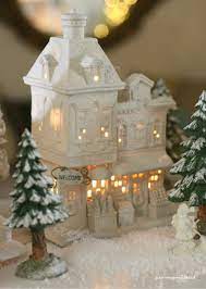 Christmas Diy Chalk Paint Projects Chalk Paint Holiday Christmas Village Diy Christmas Village Christmas Decor Diy Christmas Village Houses