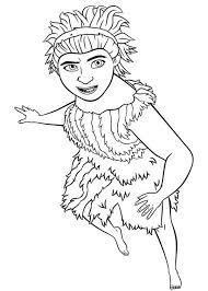 The croods movie poster coloring page to color, print and download for free along with bunch of favorite the croods coloring page for kids. Meet Ugga The First Modern Mom In The Croods Coloring Page Kids Play Color