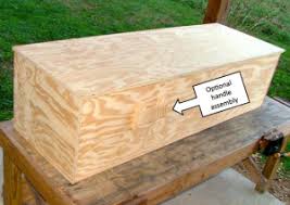 plans to make your own plywood coffin