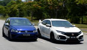 Honda malaysia brings back the full blown honda civic type r, codenamed fk8 back to malaysia, following the fd2r sedan's discontinuation in 2012. Honda Civic Type R Takes On Vw Golf R Carsifu