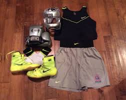 Here S One Of My Kits Teamnike Teamvolt Nikeboxing Cletoreyesboxing Sixthsense Flexibility Workout Boxing Workout Cardio Boxing