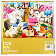 These cat jigsaw puzzles are fantastic time. Funny Kittens Corner Piece Jigsaw Puzzles 1000 Piece Picture Cats 68 X 48cm New Jigsaws Puzzles Toys Games