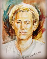 Watercolor artist notebook and watercolor with words in VA Beach