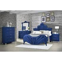Living room velvet curtains, bedroom drapes, eyelet velvet curtains, grommet ,rod pocket, rhanfolddecor. Blue Bedroom Sets You Ll Love In 2021 Wayfair
