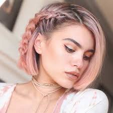 Cute hairstyles for short hair include braids, curls, wavy hair. 15 Cool Braids To Rock With Short Hair Styleoholic