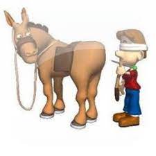 El dibujo de la silueta de burro se debe colocar contra una pared, a una altura cómoda para los niños que participen. Juego Ponle La Cola Al Burro Magia Ciencia Juegos
