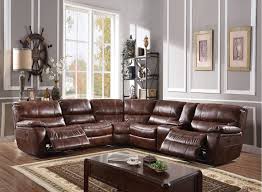 Brax Brown Reclining Sectional Marlo Furniture Reclining Sectional Leather Sectional Living Room Sectional Sofa