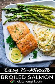 Easy Broiled Salmon Recipe In 2020 Best Healthy Dinner Recipes Easy Seafood Recipes Healthy Broiled Salmon Recipes