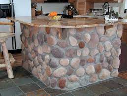 Add rustic detail to kitchen backsplashes. 8 River Rock Kitchen Back Splash Ideas River Rock Kitchen Tiles Backsplash River Rock Backsplash