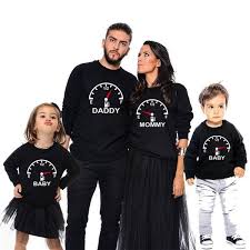 Family Look Dad Mom Me 2019 Father Mother Daughter Son Christmas New Year Hoodie Cotton Sweater O Matching Family Outfits Family Outfits Family Shirts Matching
